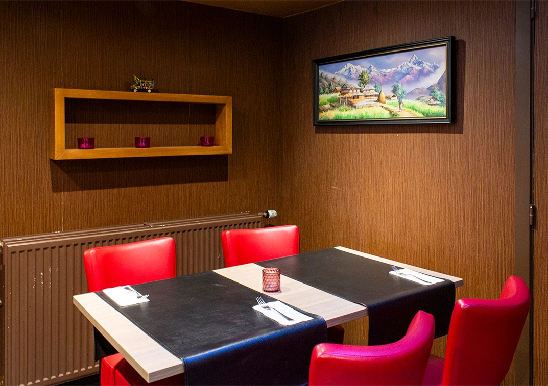 foto van een tafel in het restaurant
