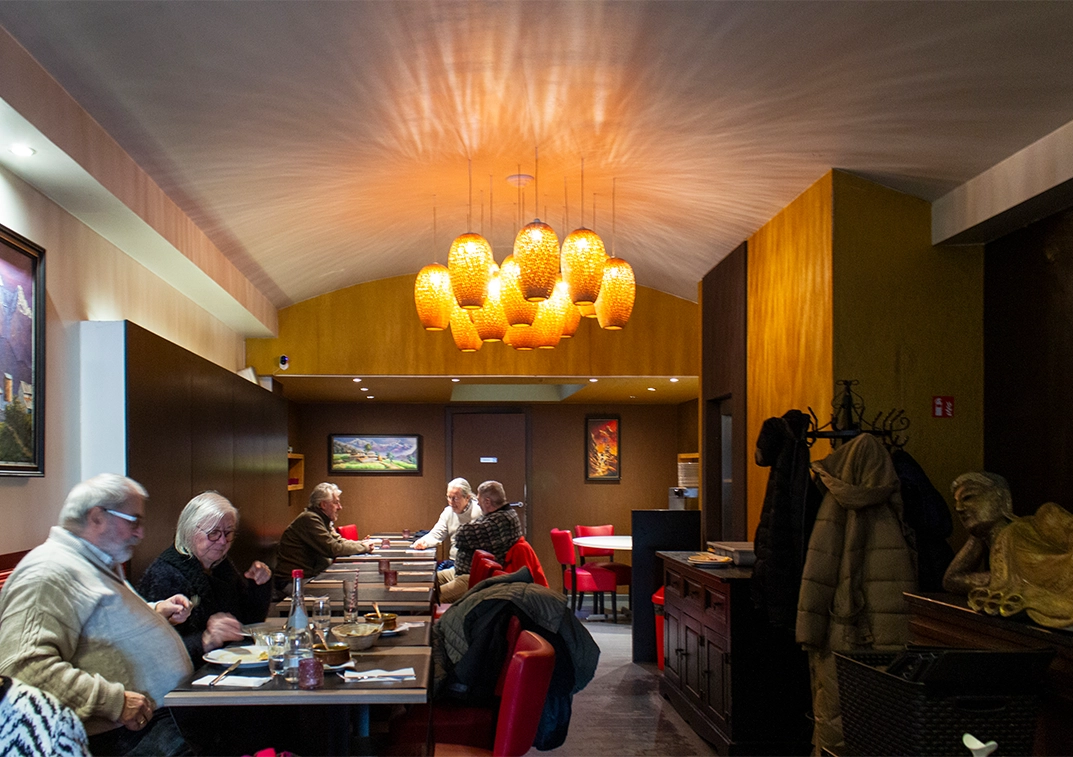 mooi shot van restaurant